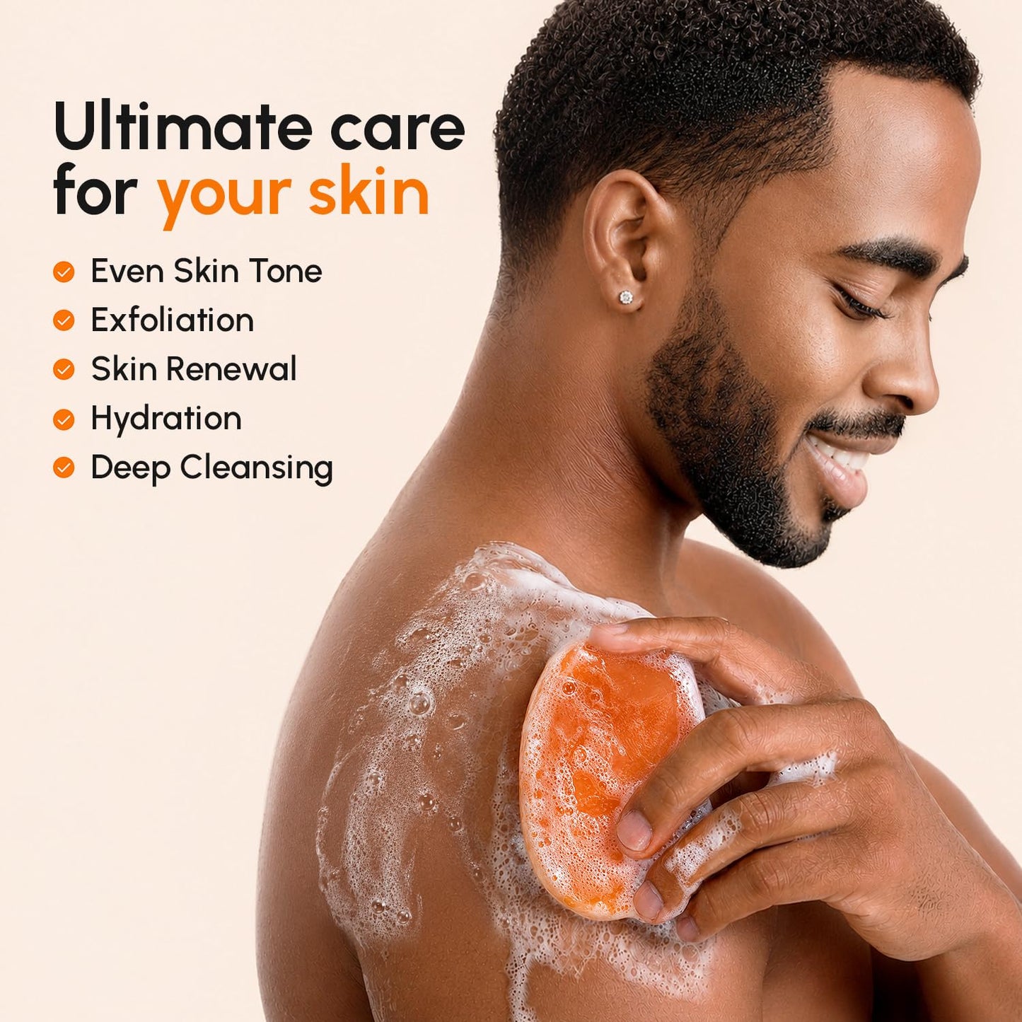MAREE Kojic Acid Soap & Scrub - Brightening Kojic Acid and Turmeric Soap for Dark Spot and Hyperpigmentation - Dark Spot Remover for Face & Body Wash - Acido Kojico Cream Bar Soaps