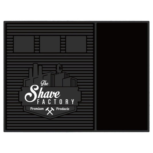 The Shave Factory Magnetic Station Mat - Organizer Mat, Salon Barbershop Work Station Pads, Black