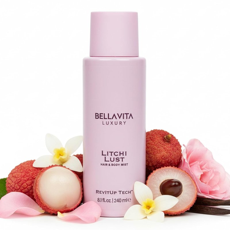 Luxury Litchi Lust Hair & Body Mist for Women - Sweet Fruity Spray | Alcohol-Free, Lightweight | 8.12 fl. oz | 240 ml