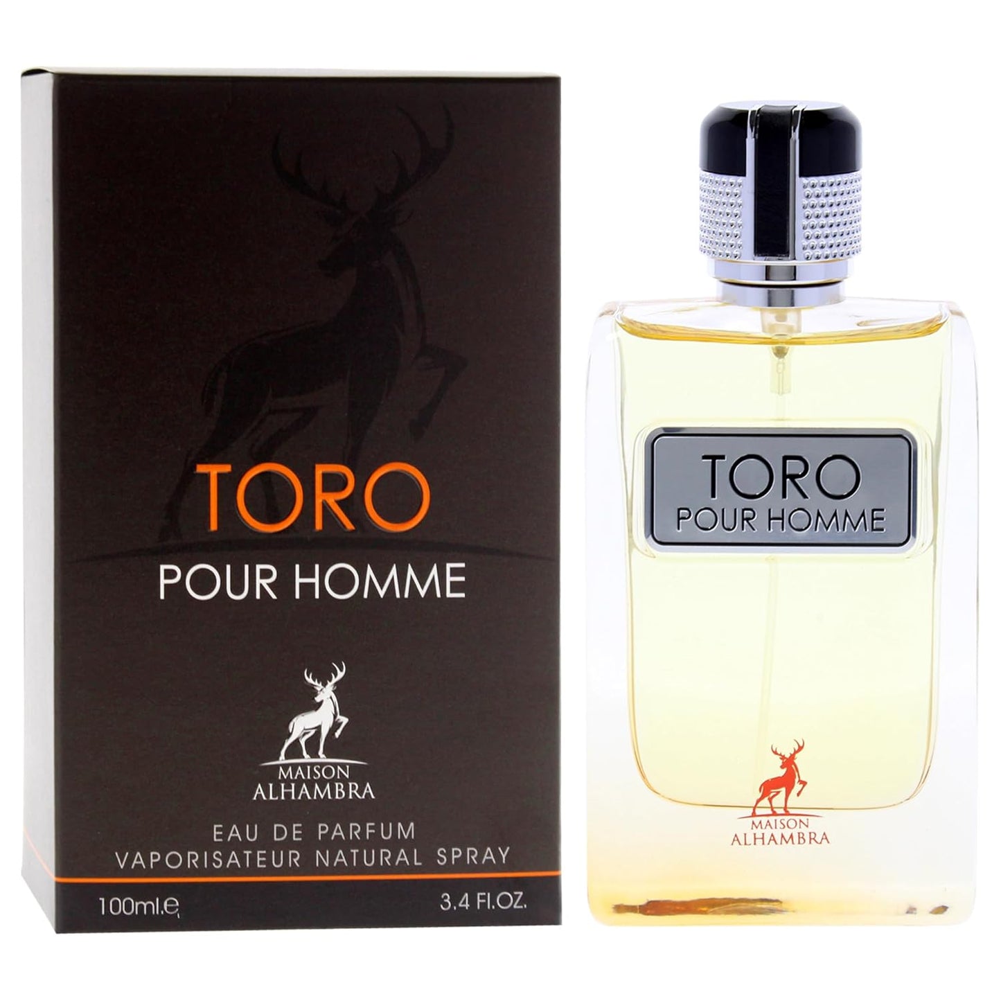 Toro by Maison Alhambra - Men's 3.4 oz Eau de Parfum Spray | Sophisticated Fragrance for All Occasions