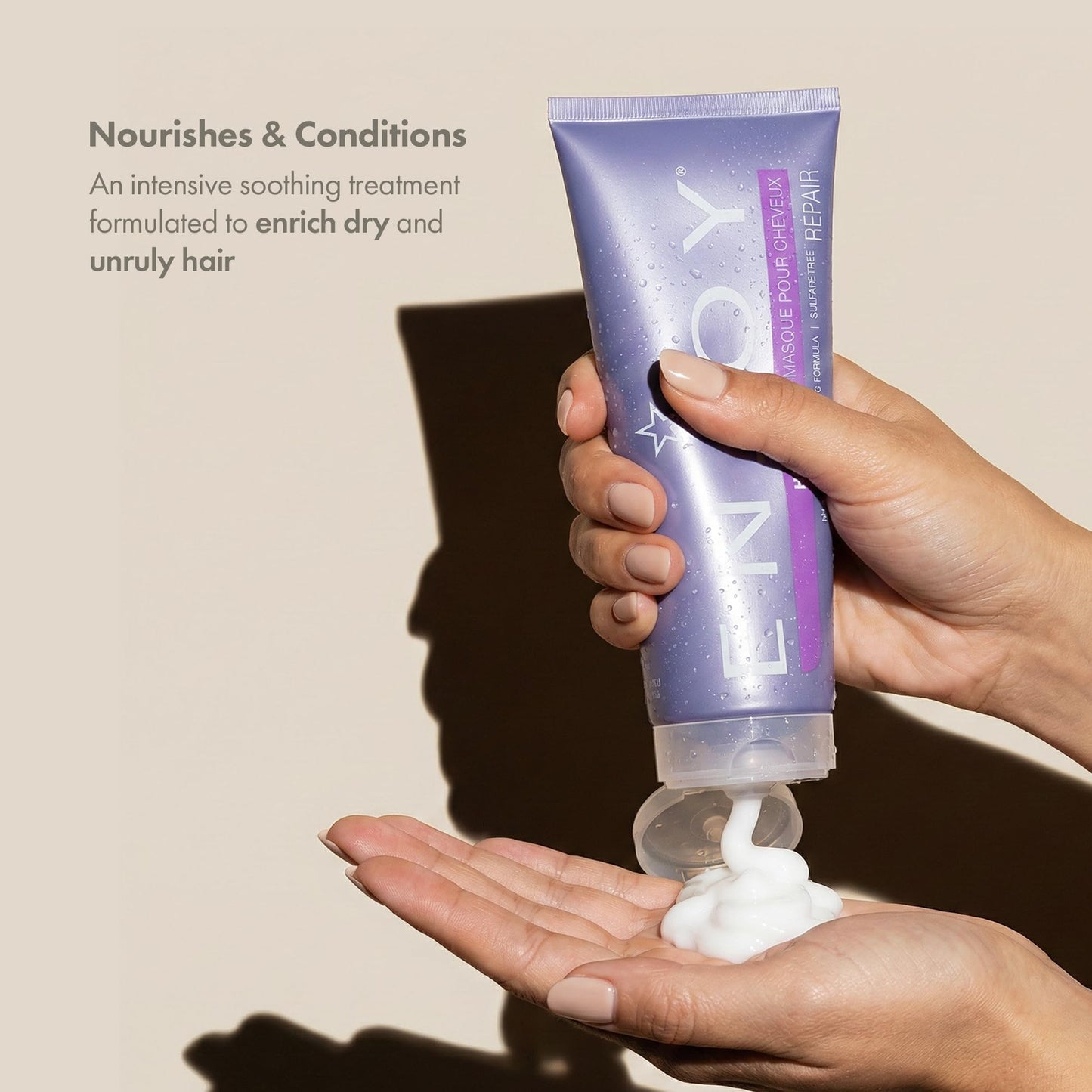 Enjoy Hair Mask - Deep Nourishment & Smoothing for Dry, Unruly Hair - 8 Oz