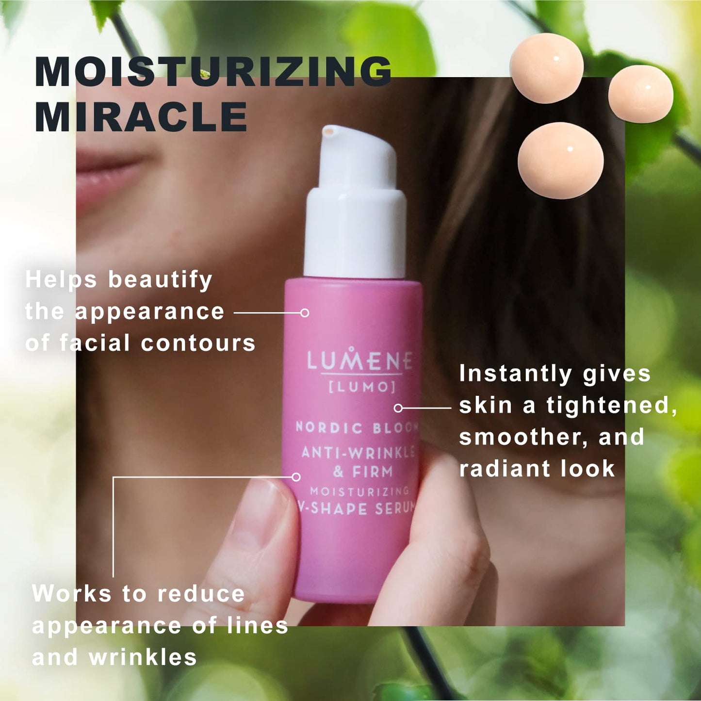 Lumene Nordic Bloom Anti-Wrinkle Firming V-Shape Serum Lingonberry 30 ml