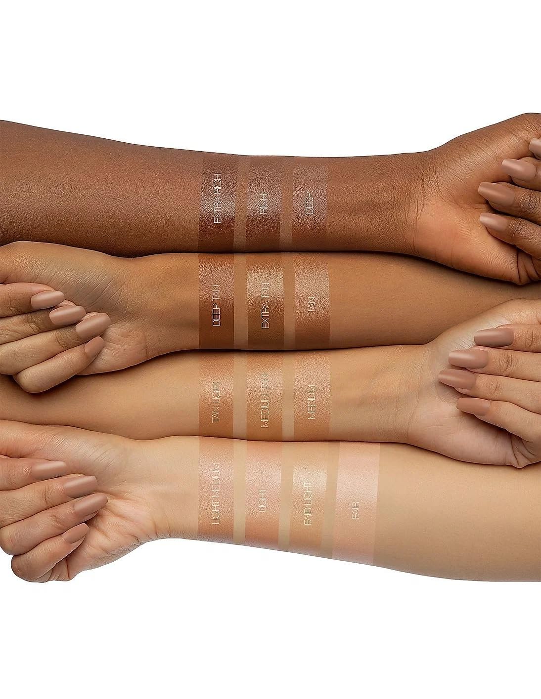 HUDA BEAUTY GloWish Multidew Vegan Skin Tint Foundation 11 Deep