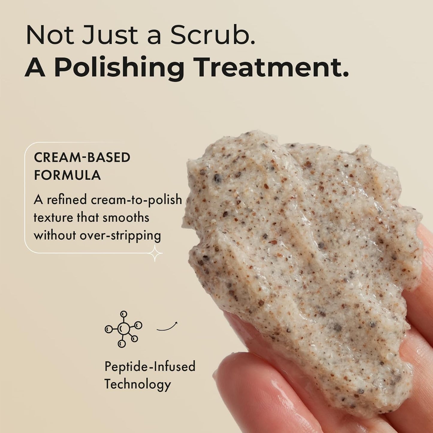 Silk Peptide Body Polish | Gentle Exfoliant with Honey & Coconut for Smooth, Glowing Skin - Deep Moisturizing Formula