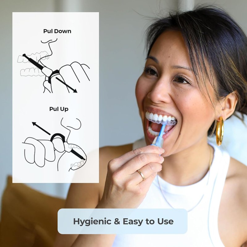 2-in-1 Invisalign Aligner Removal Tool & Chewies - Patented Design for Easy Removal | Pack of 4