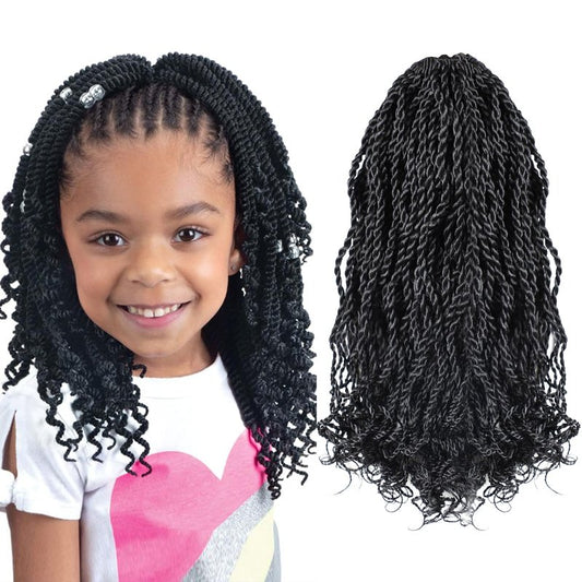 VIOLET Senegalese Twist Crochet Hair For Black Women 24 Inch Pretwisted Long Crochet Hair Pre Looped 30 Strands A Pack Crochet Braids For Black Women 9 Packs Small Crochet Twist Hair (24 Inch,1B)