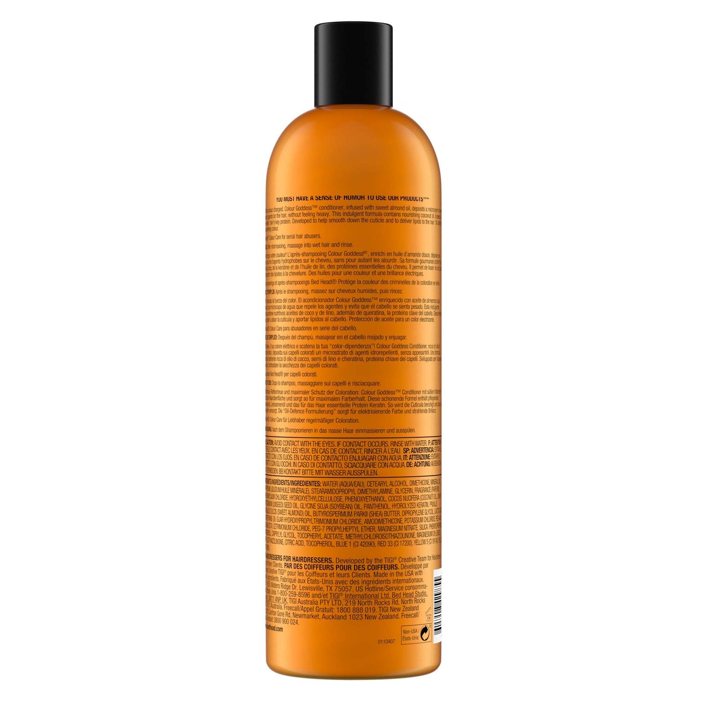 TIGI Bed Head Urban Antidotes Colour Goddess Shampoo and Conditioner Set for Dyed Hair, Color Protectant Hair Care Duo, 25.35 fl oz.(Pack of 4)