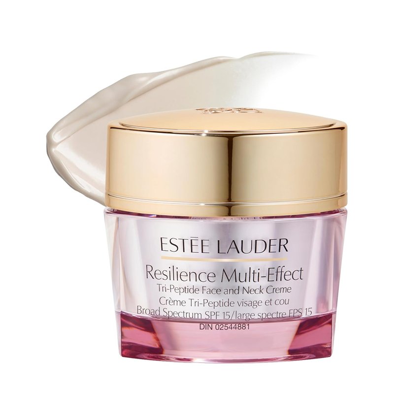Estée Lauder Resilience Multi-Effect Tri-Peptide Face & Neck Cream - Anti-Aging Moisturizer with SPF 15