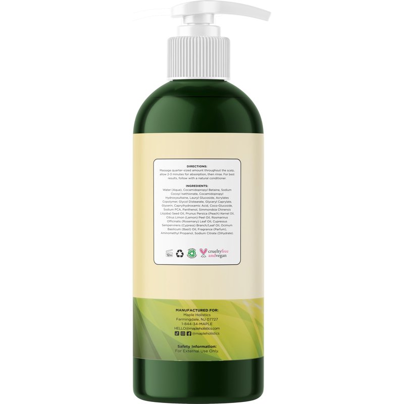 Oily Hair Shampoo for Greasy Hair - Clarifying Shampoo for Oily Hair and Dry Scalp Cleanser for Build Up - Deep Cleansing Shampoo for Oily Scalp Toner with Purifying Essential Oils for Hair Care