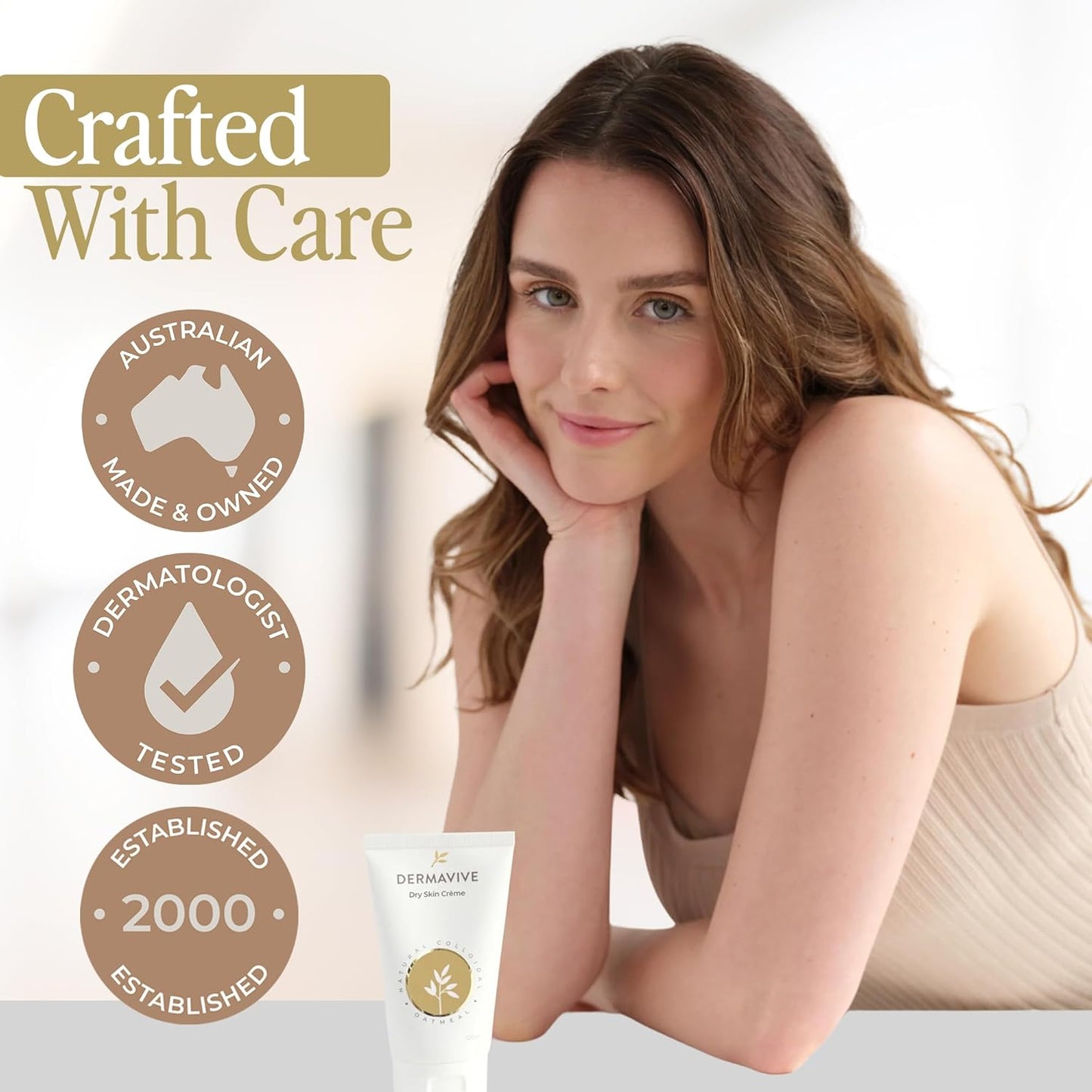Sensitive Skin Care Bundle - Hydrating Facial Cleanser & Oatmeal Body Hydrator | For Dry, Flaky, Itchy Skin | 120ml + 100g