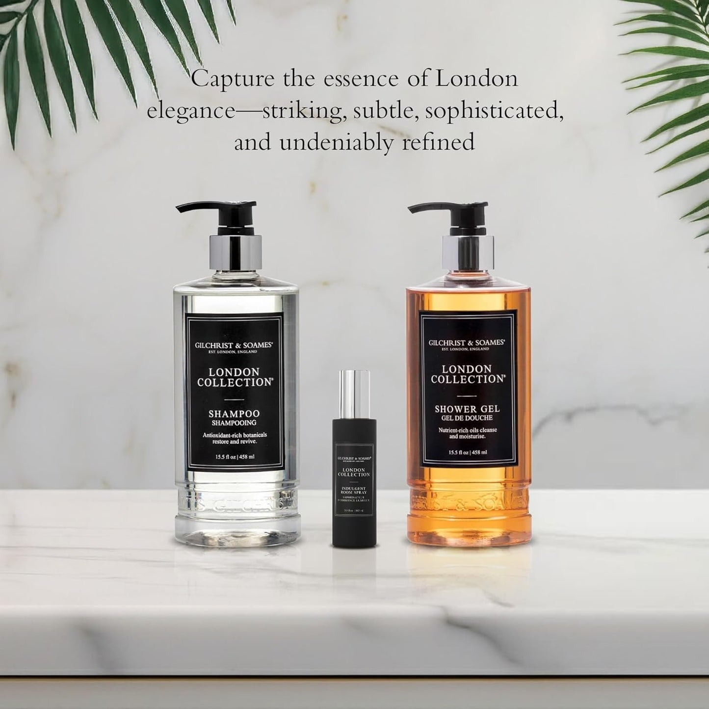 Gilchrist & Soames London Collection Shampoo - Sulfate & Paraben Free, Gentle Clarifying Wash | 15.5 oz