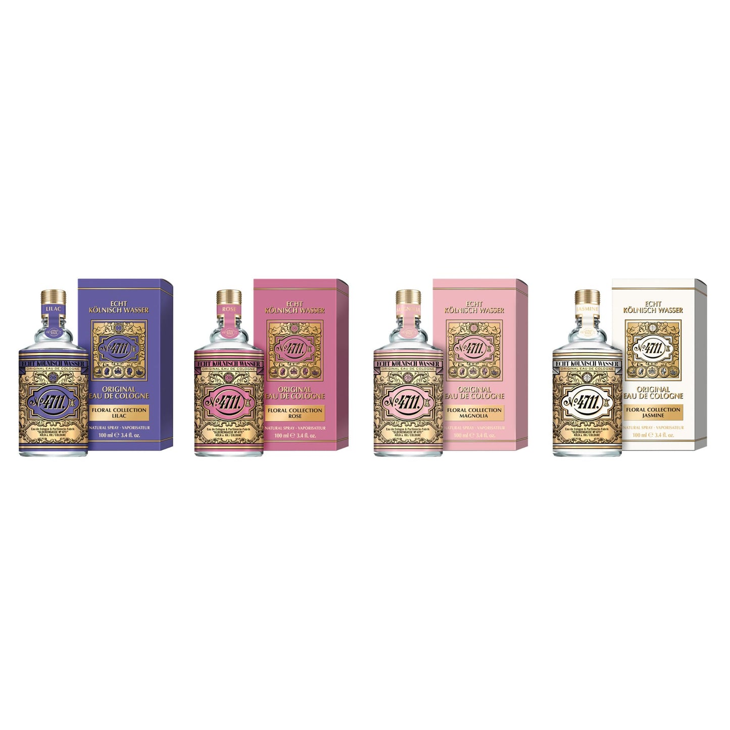 4711 Floral Collection Rose by Muelhens for Women - 3.4 oz EDC Spray