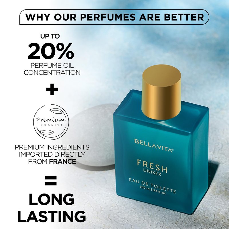 Bella Vita Luxury Women's Perfume Set - Long-Lasting Floral & Sweet Scents | Vegan & Cruelty-Free | 4 x 20 ML + 100 ML