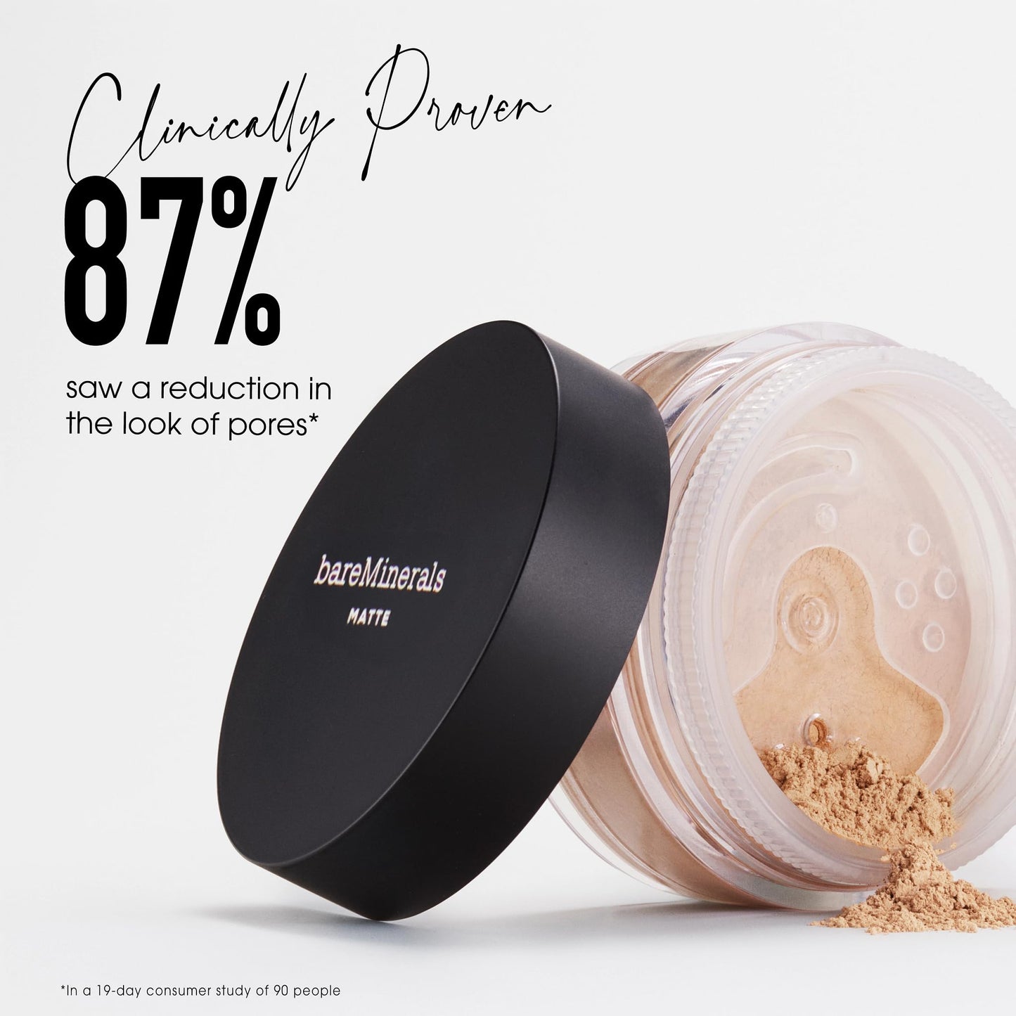 Original Matte Loose Mineral Foundation SPF 15, 24 Neutral Dark, Vegan, Cruelty-Free & Dermatologist-Tested