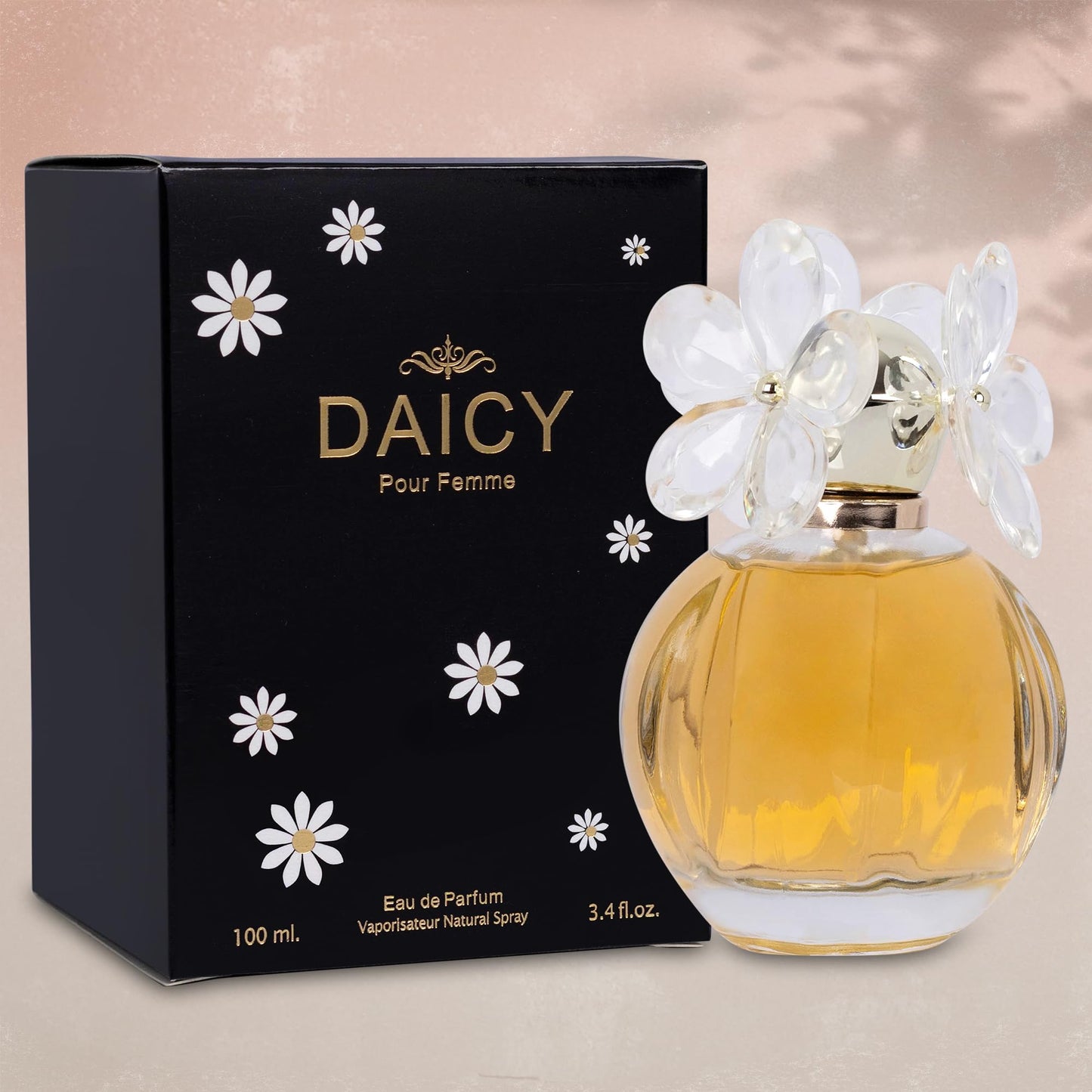 NovoGlow DAICY POUR FEMME, Eau de Parfum Spray for Women, Casual Daily Cologne Set – Succulent Wild Berries, Daytime & Casual Use, for All Skin Types, 3.4 Fl Oz