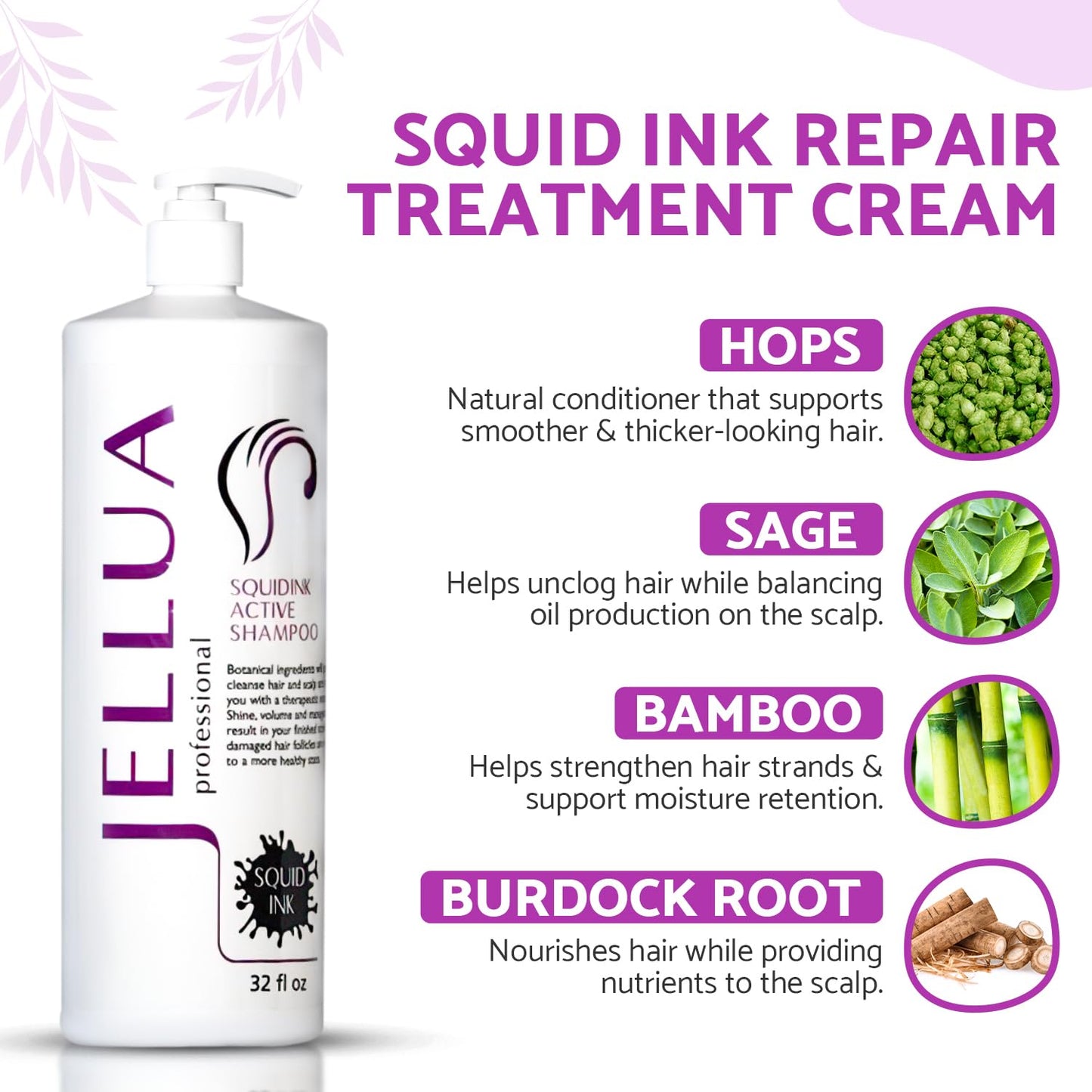 Jellua Squidink Active Shampoo 32 fl oz