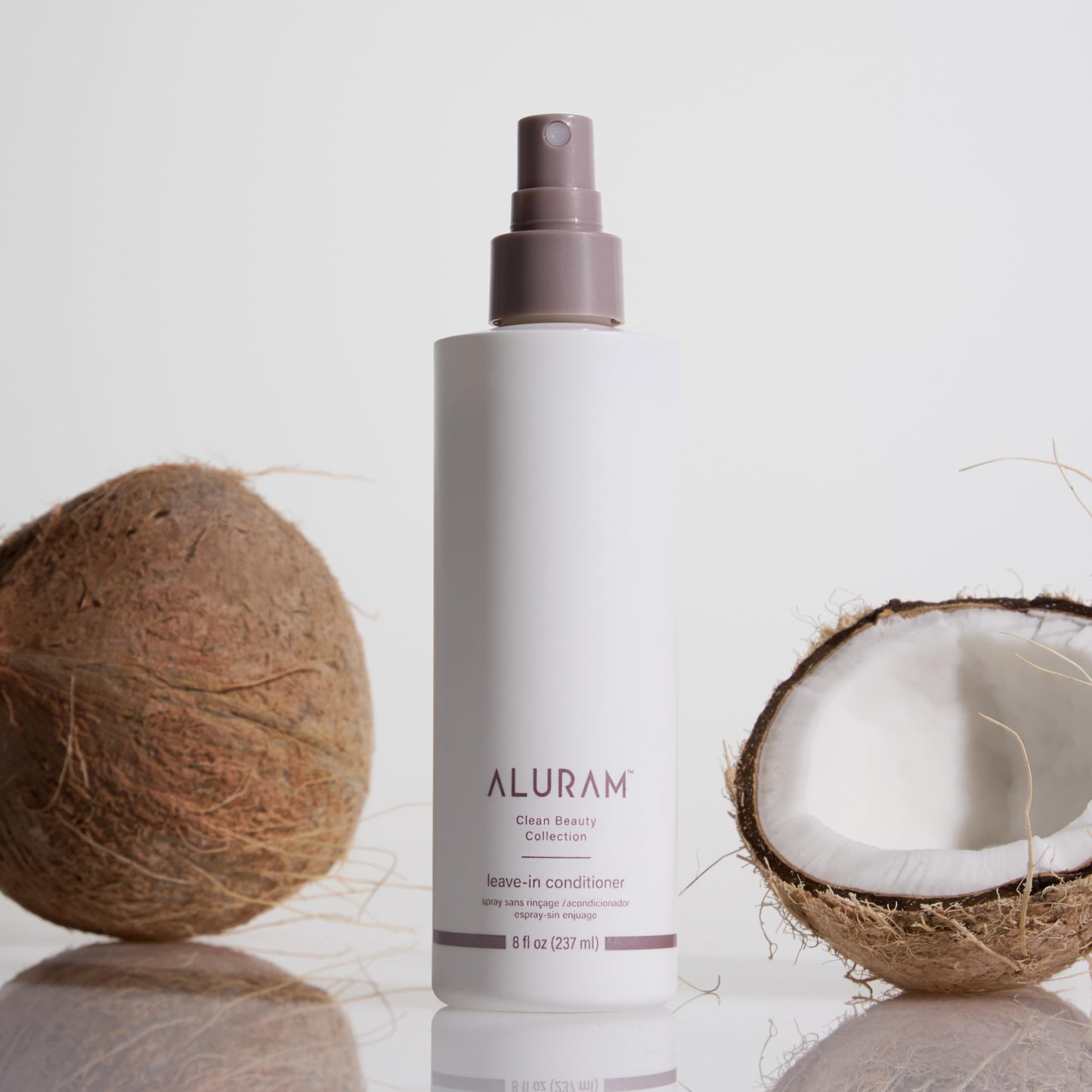 ALURAM Coconut Water Leave-In Conditioner for Healthy, Hydrated Hair, 8 Fl Oz