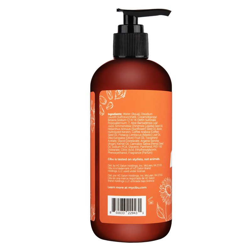 CIBU Curl + Coil Shampoo Cleanses, Hydrates, Revitalizes, Detangles & Preserves Natural Curl + Coil for Frizz-Free Smooth Manageable Hair (Shampoo, 350ml)