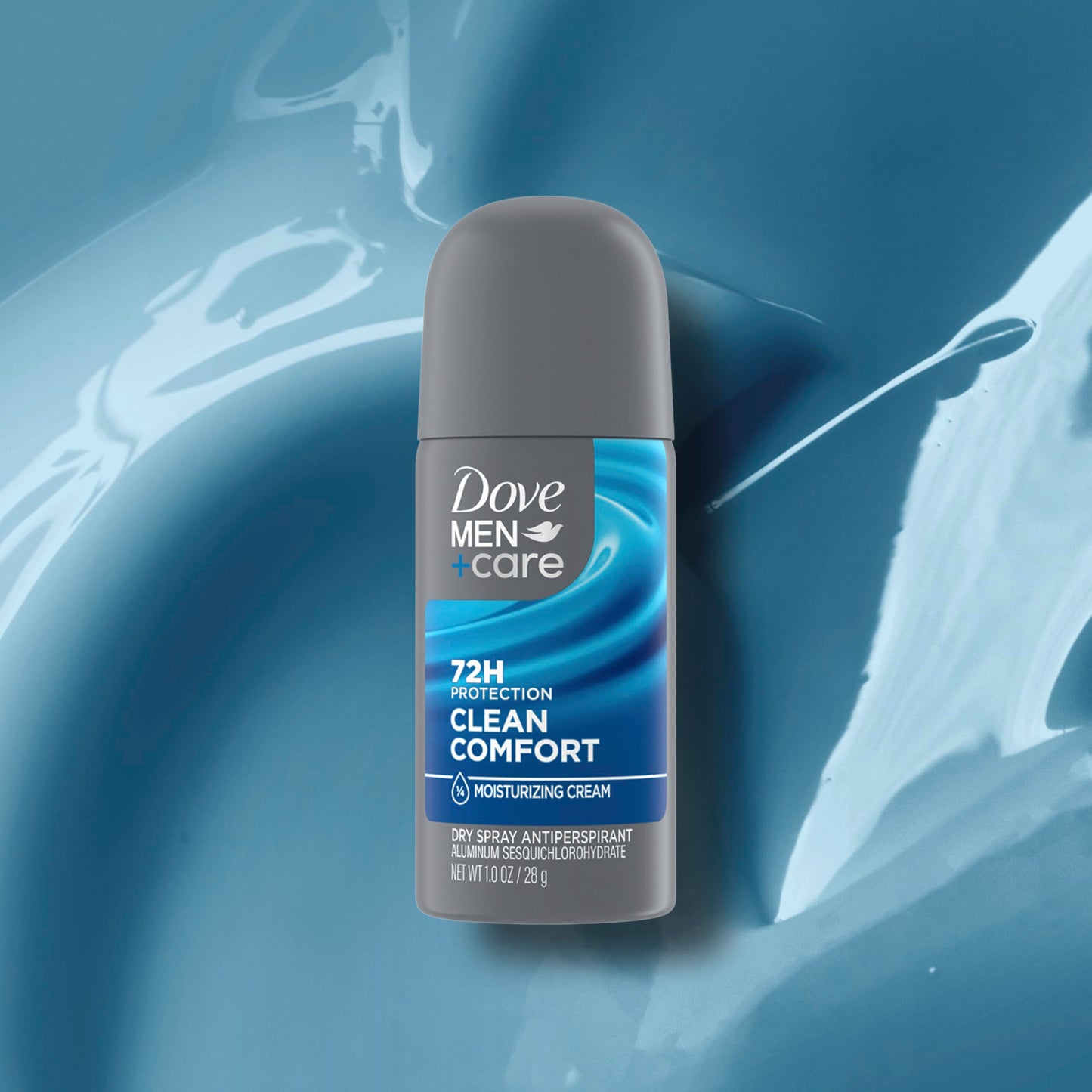 Dove Men+Care Antiperspirant Deodorant Dry Spray Clean Comfort 24 count For Men 72-hour Sweat and Odor Protection with Triple Defense Technology 1 oz