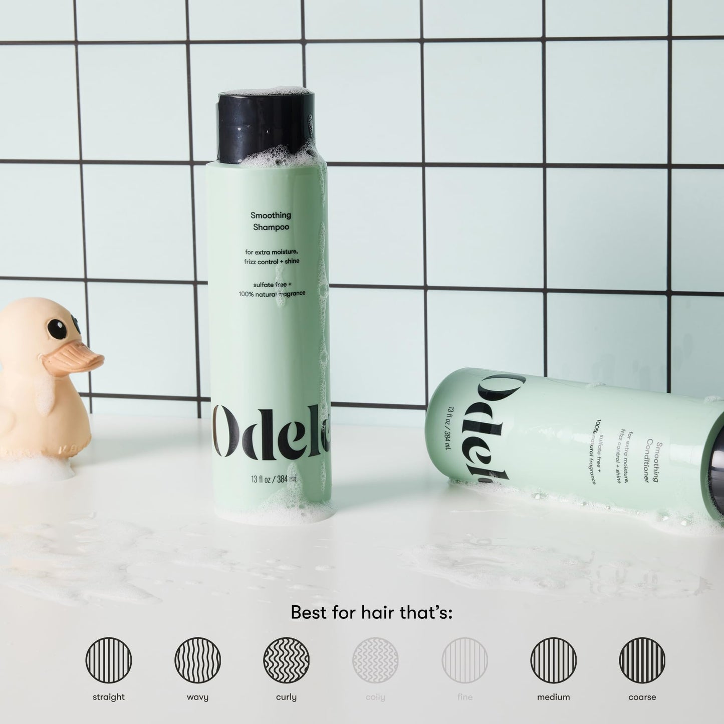 Odele Smoothing Sulfate-Free Shampoo & Conditioner Set, 13 fl oz Each