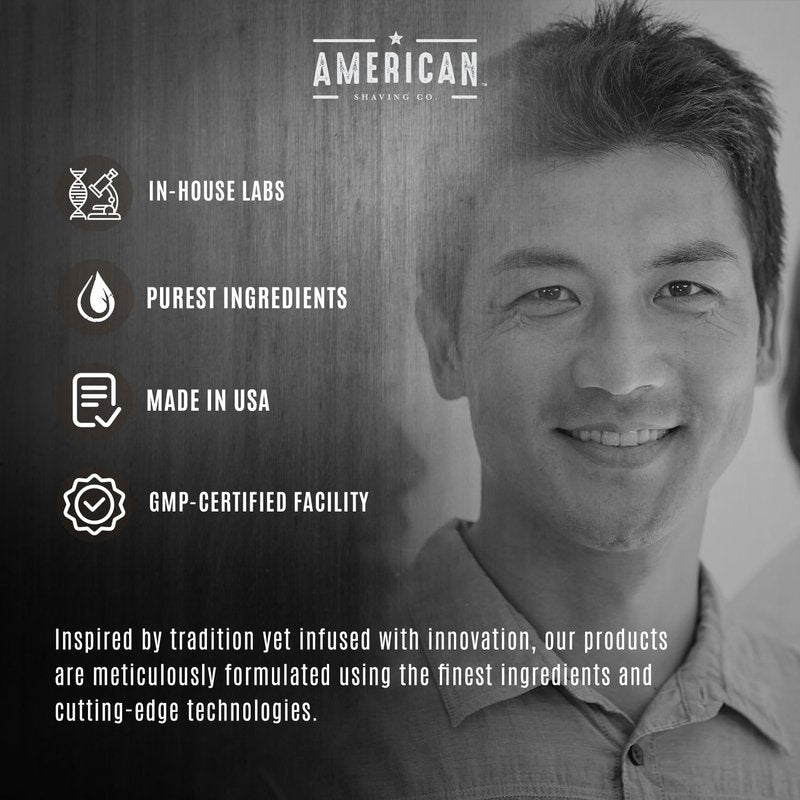 American Shaving Co. Original Scent Men's Shaving Cream - 8 Oz | Non-GMO, Easy Application, Cruelty-Free