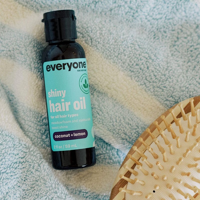 Hair Care Hair Oil - Coconut & Lemon Treatment for Shiny Hair, Frizz Control | 2 fl oz, Sulfate-Free