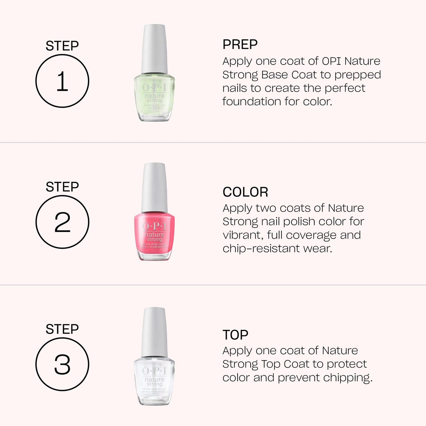 OPI Nature Strong Onyx Skies | Opaque Dark Black Crème Natural Origin Nail Polish | Plant Based, Vegan, Cruelty Free