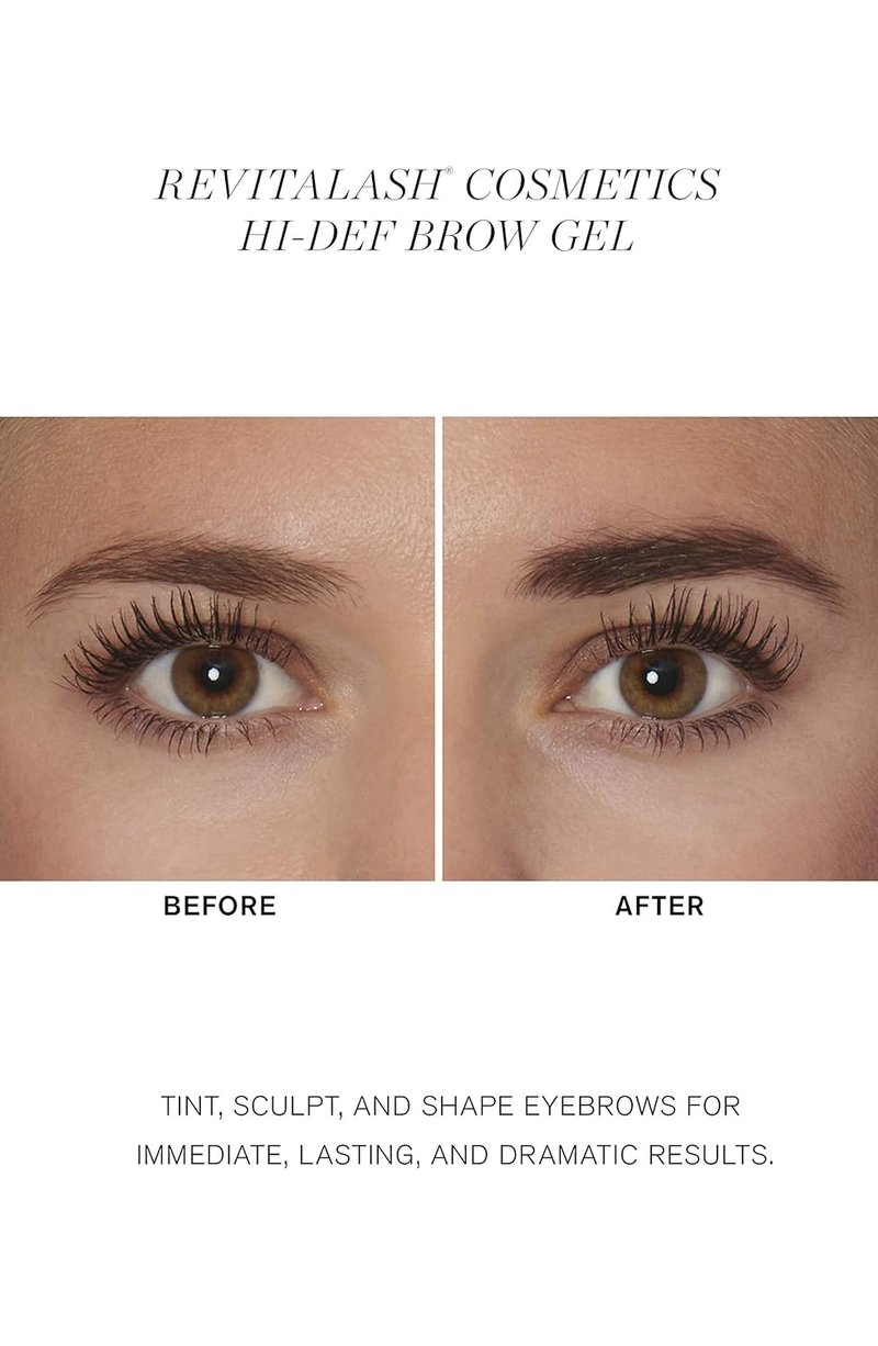 RevitaLash Hi-Def Brow Gel - Hypoallergenic & Cruelty-Free Eyebrow Gel for Perfect Definition