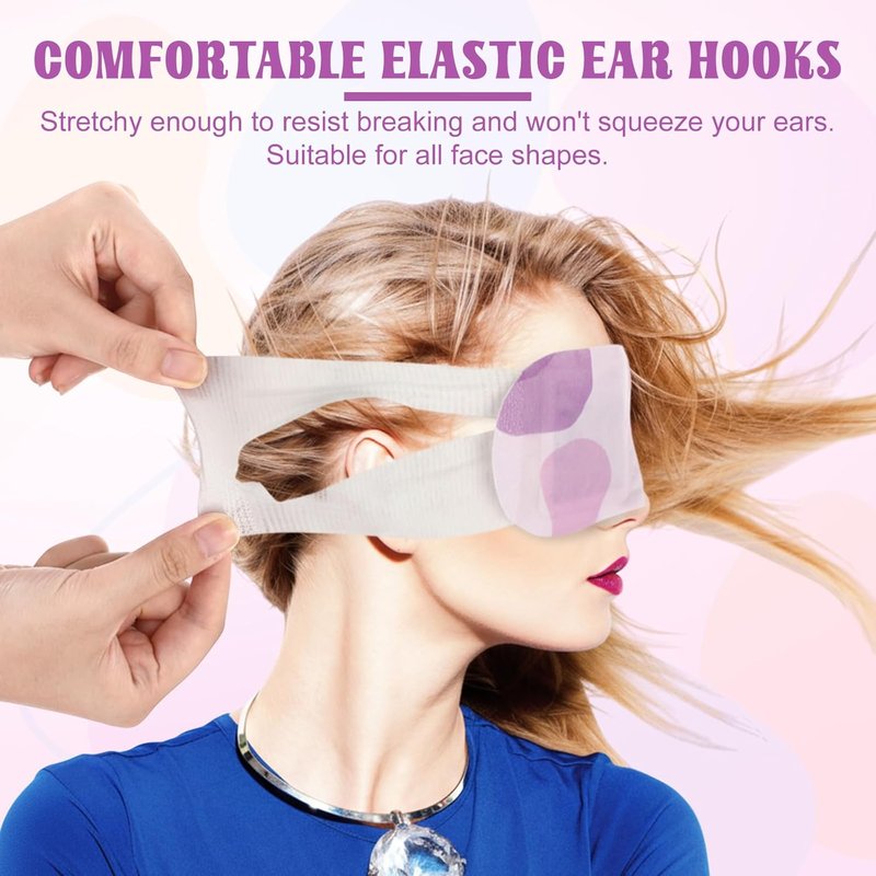 Steam Eye Masks - 100 Pcs Self-Heating Disposable Warm Compress for Home, Office & Travel | Relaxation Supplies