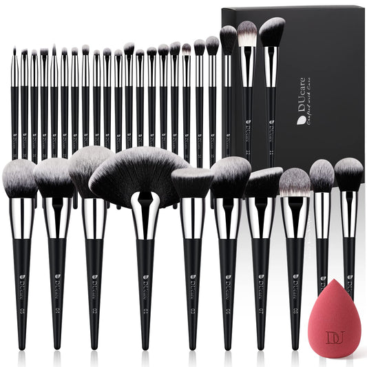 DUcare Makeup Brushes +Makeup Blender Sponge