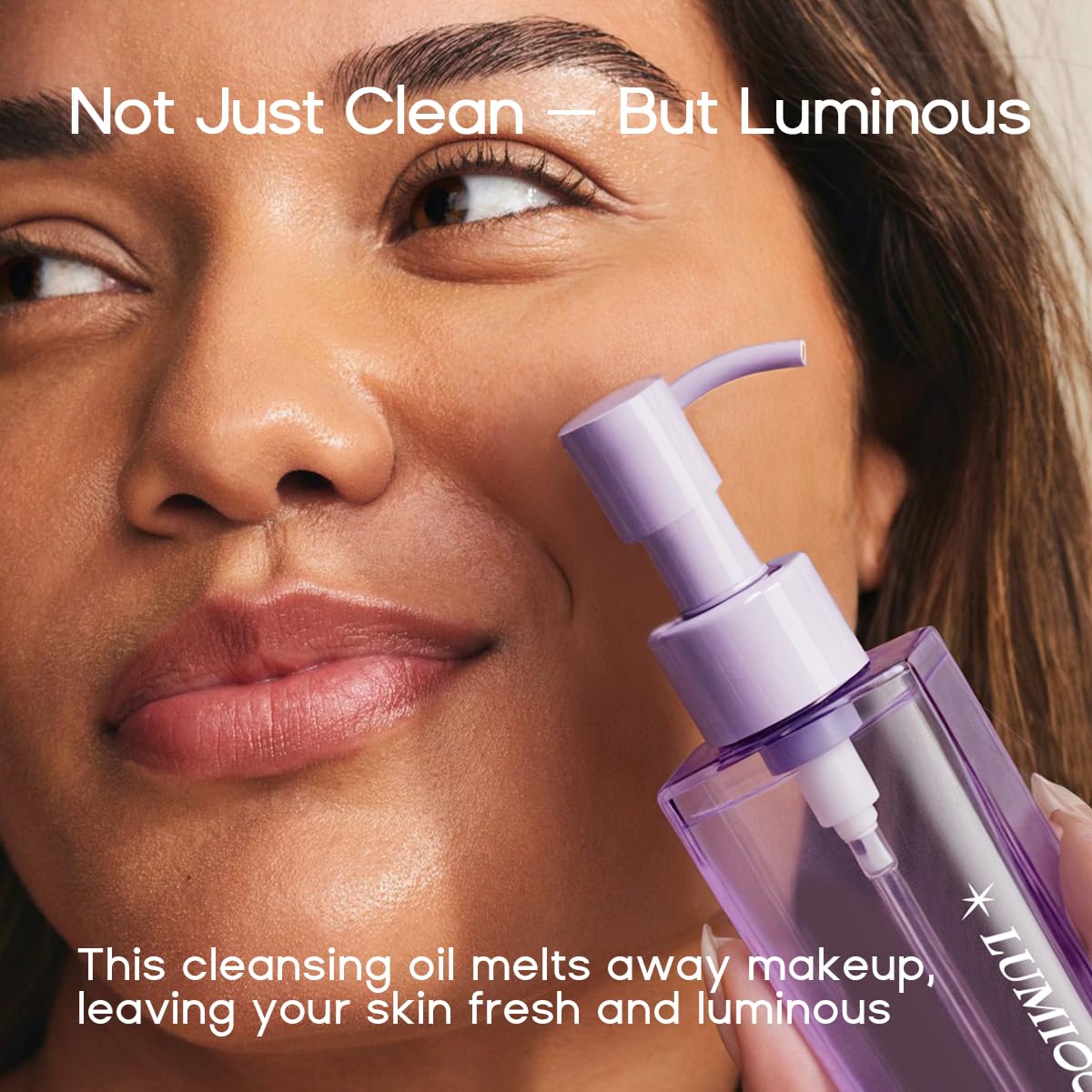 LUMIOCEAN Deep Cleansing Oil, Makeup Remover for All Skin, Facial Oil Cleanser, Makeup Blackhead Remover, Gentle and Non-irritating, 5.07oz