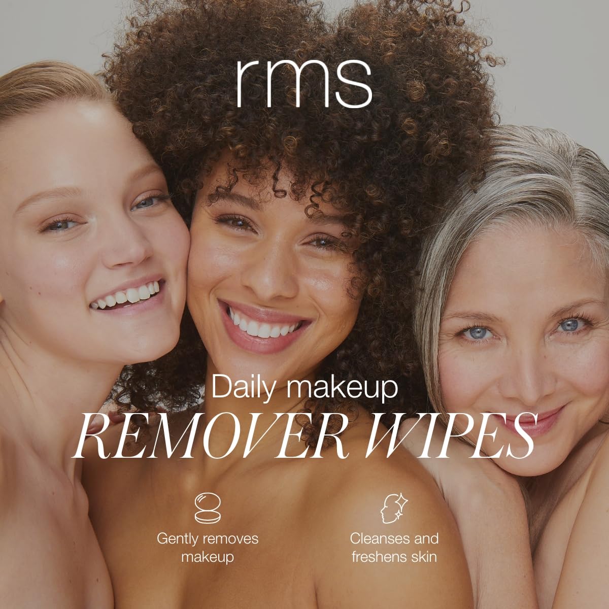 RMS Beauty Makeup Remover Wipes Gentle Hypoallergenic Facial Cleansing Towelettes with Nourishing Ingredients Effective for All Skin Types Travel-Friendly 30 Count Pack