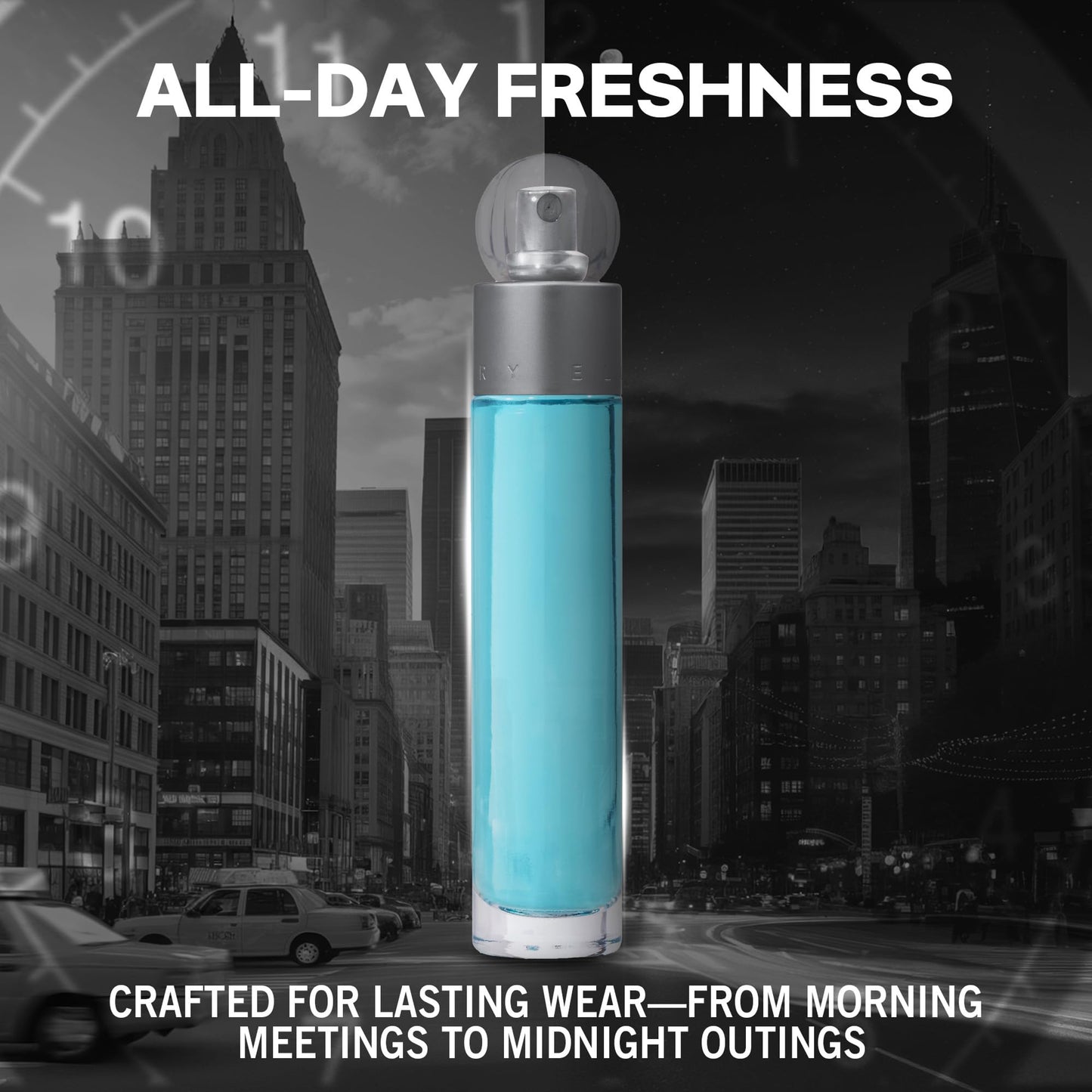 Perry Ellis 360° Eau De Toilette Spray for Men - Mens Cologne, Long Lasting Perfume, EDT, Fragrance with Notes of Bergamot, Juniper & Musk - 6.8 fl oz (200 mL)