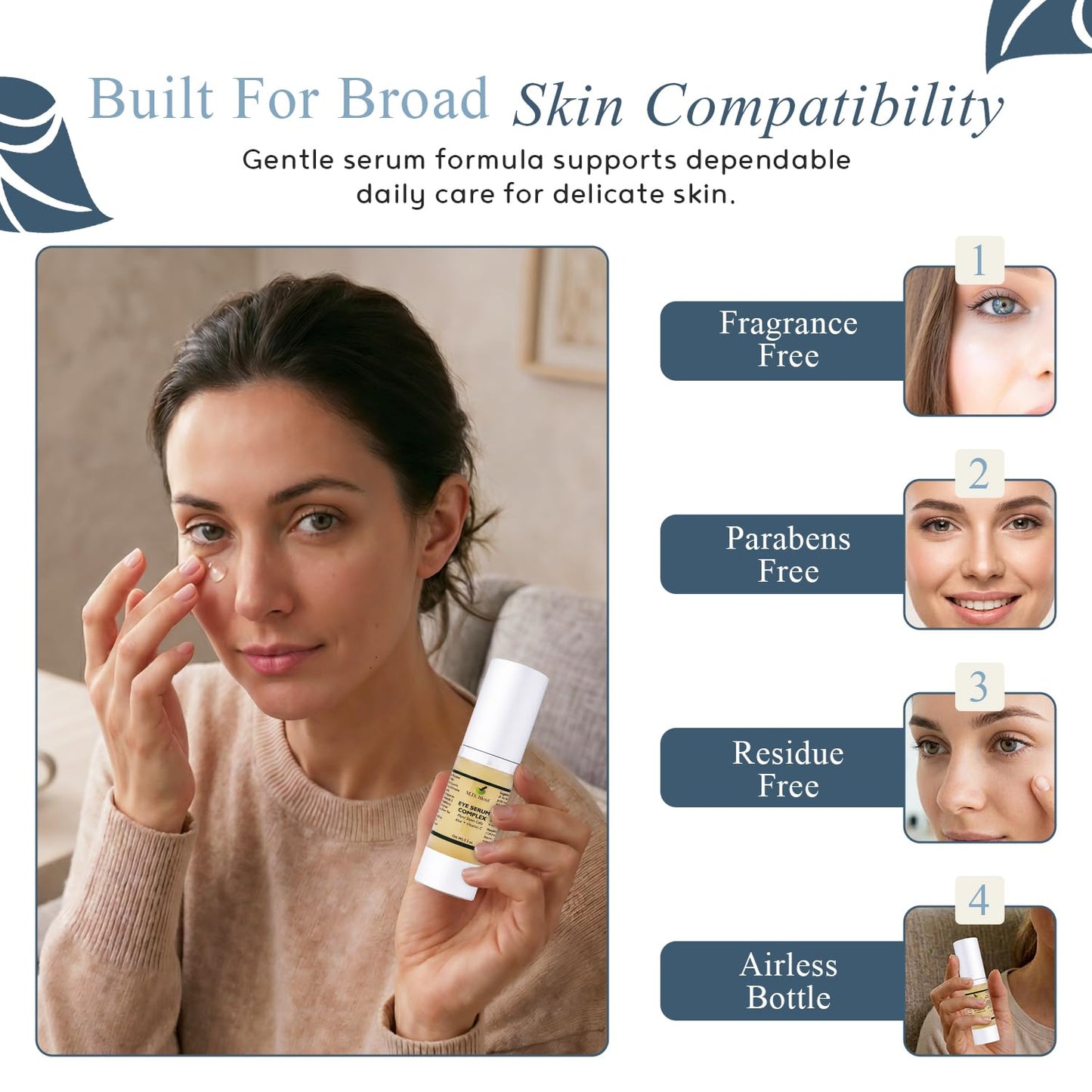 Advanced Plant Stem Cell Eye Serum - Hydrating & Brightening Treatment for Fine Lines | 15 ml