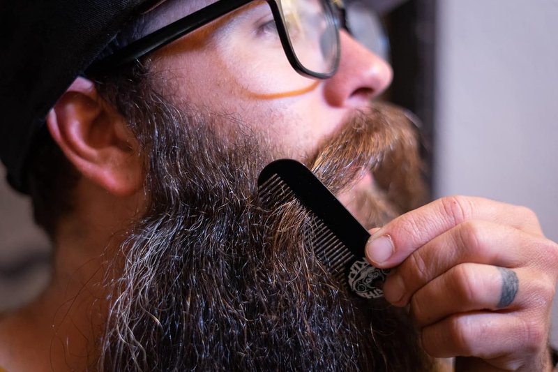 Bone Crusher Mustache Wax Set - Extra Strong Firm Hold | Night Fury Wax Remover Oil & Comb Included