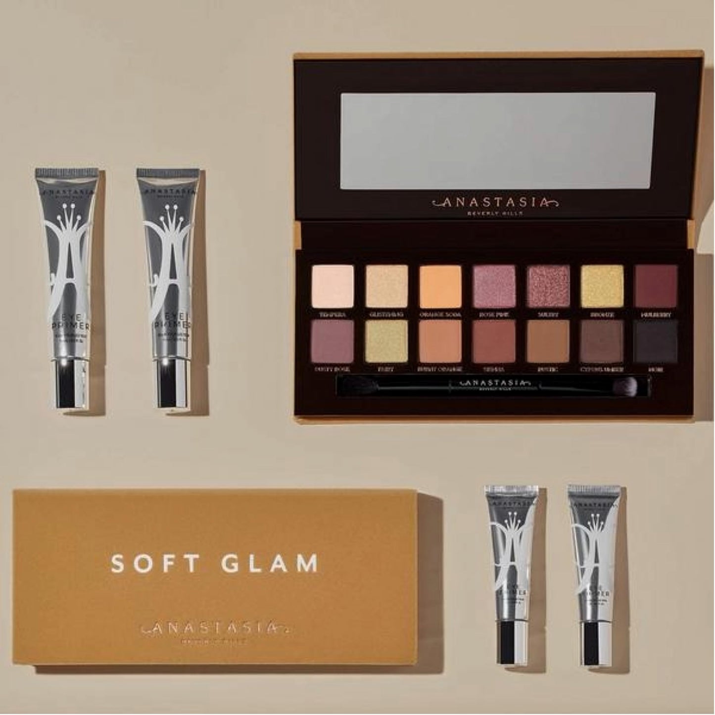 Anastasia Beverly Hills Mini Eye Primer - Travel-Size Water-Resistant Eyeshadow Base for Vibrant, Crease-Proof Eye Makeup