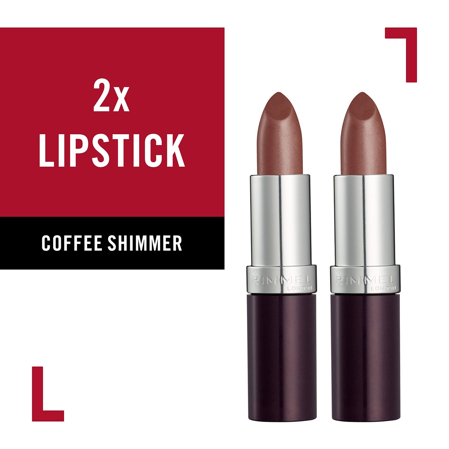 Rimmel Lasting Finish Extreme Lipstick, Candy, 0.08 Fl Oz, Pack of 2