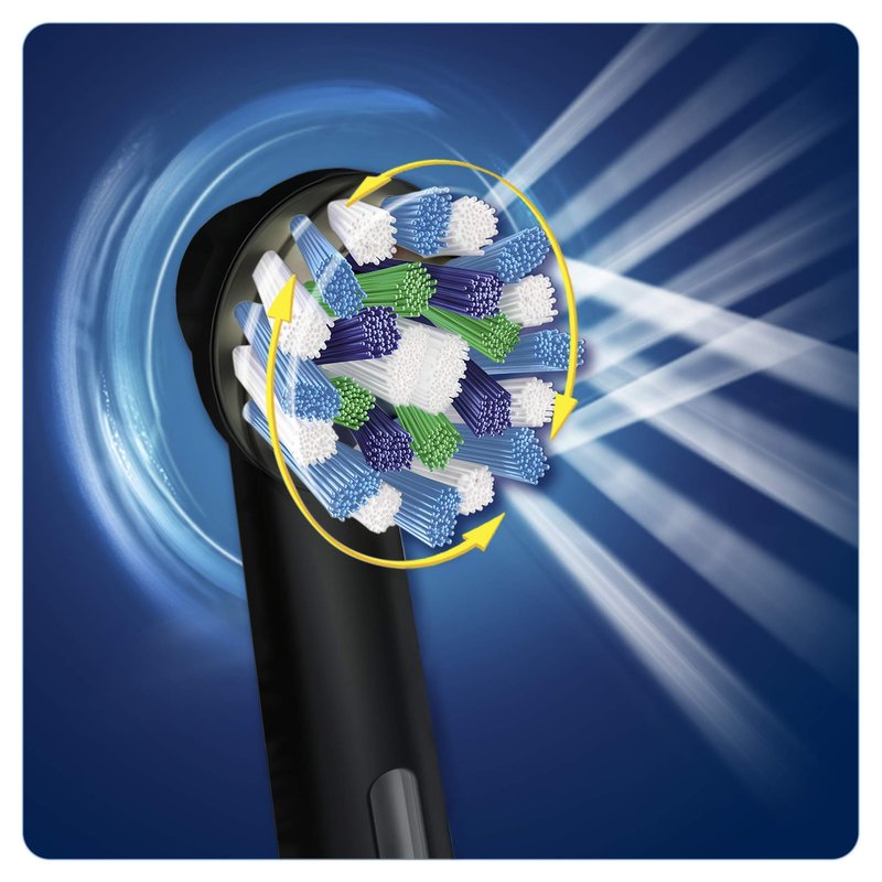 Oral-B CrossAction Toothbrush Heads - 16 Degree Bristles for Superior Cleaning