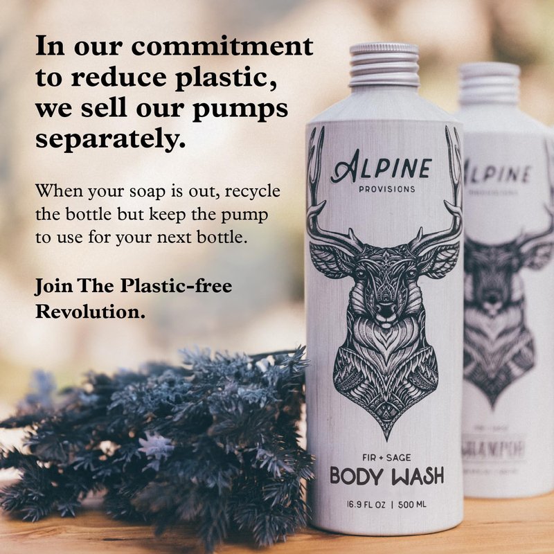 Alpine Provisions Natural & Organic Shampoo with Cedar & Sandalwood – Plant-Based Shampoo for Men & Women with Aloe Vera, Jojoba & Essential Oils – Sulfate-Free, Vegan, Hydrating – 16.9 fl oz