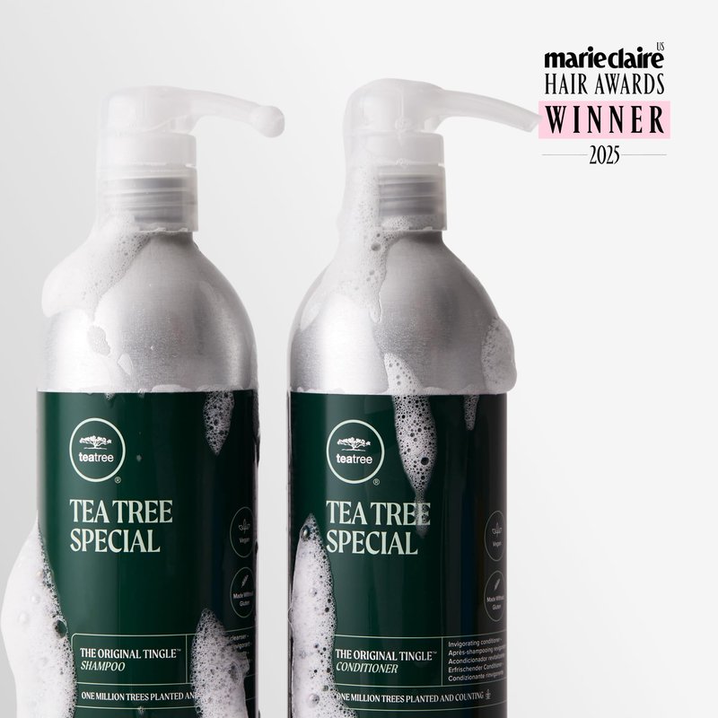 Tea Tree Special Conditioner Aluminum Bottle, Detangles, Smooths + Softens, For All Hair Types, 16.9 fl. oz