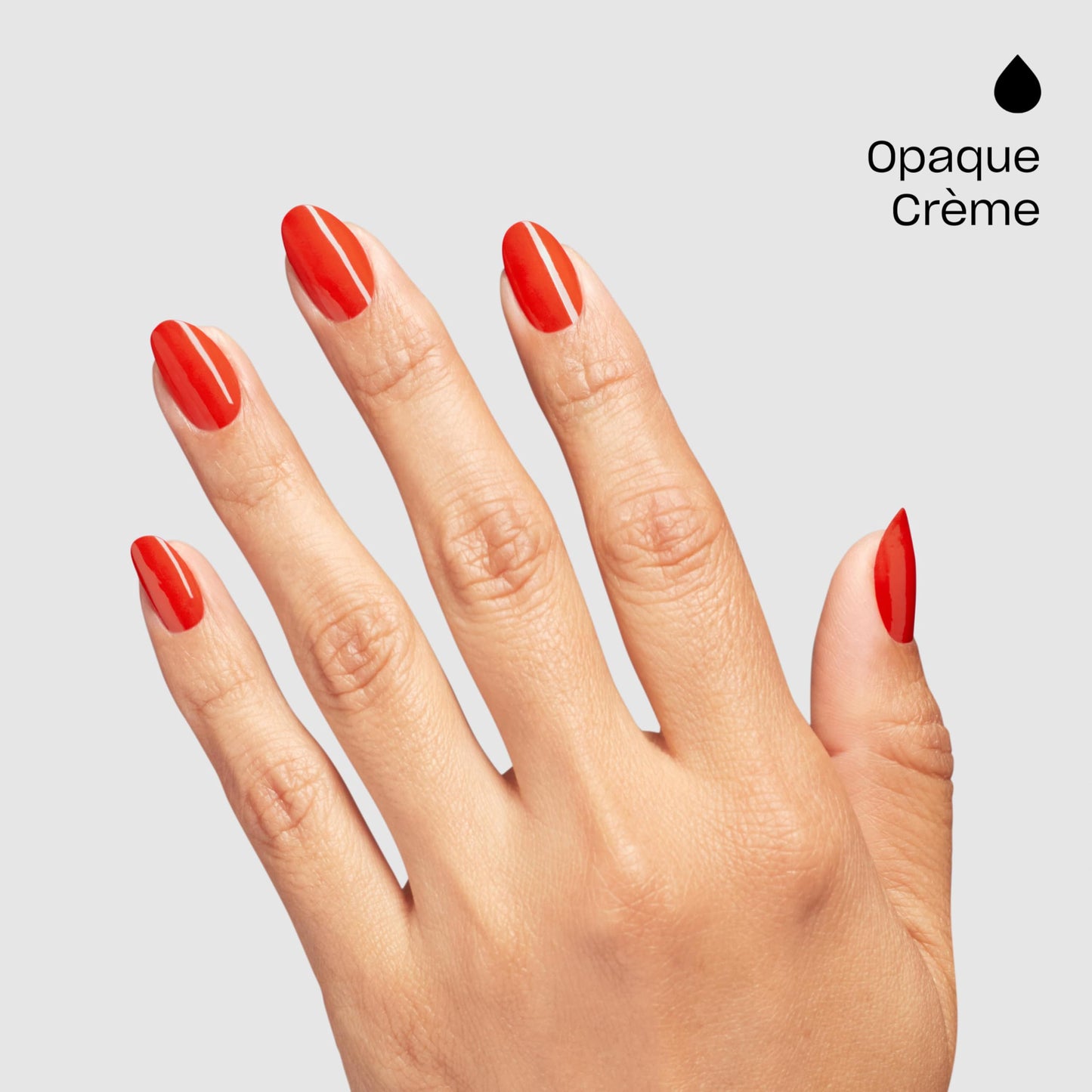 OPI Nail Lacquer Totally Red-ical | Opaque Bright Warm Red Orange Crème Chip Resistant Nail Polish | What's Your Mani-tude | Fall 2025