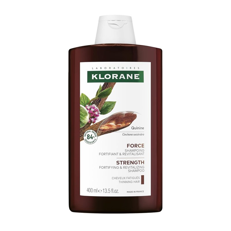 Klorane Strengthening Shampoo with Quinine - Natural Thickening Formula for Hair Thinning | 13.5 fl. oz.
