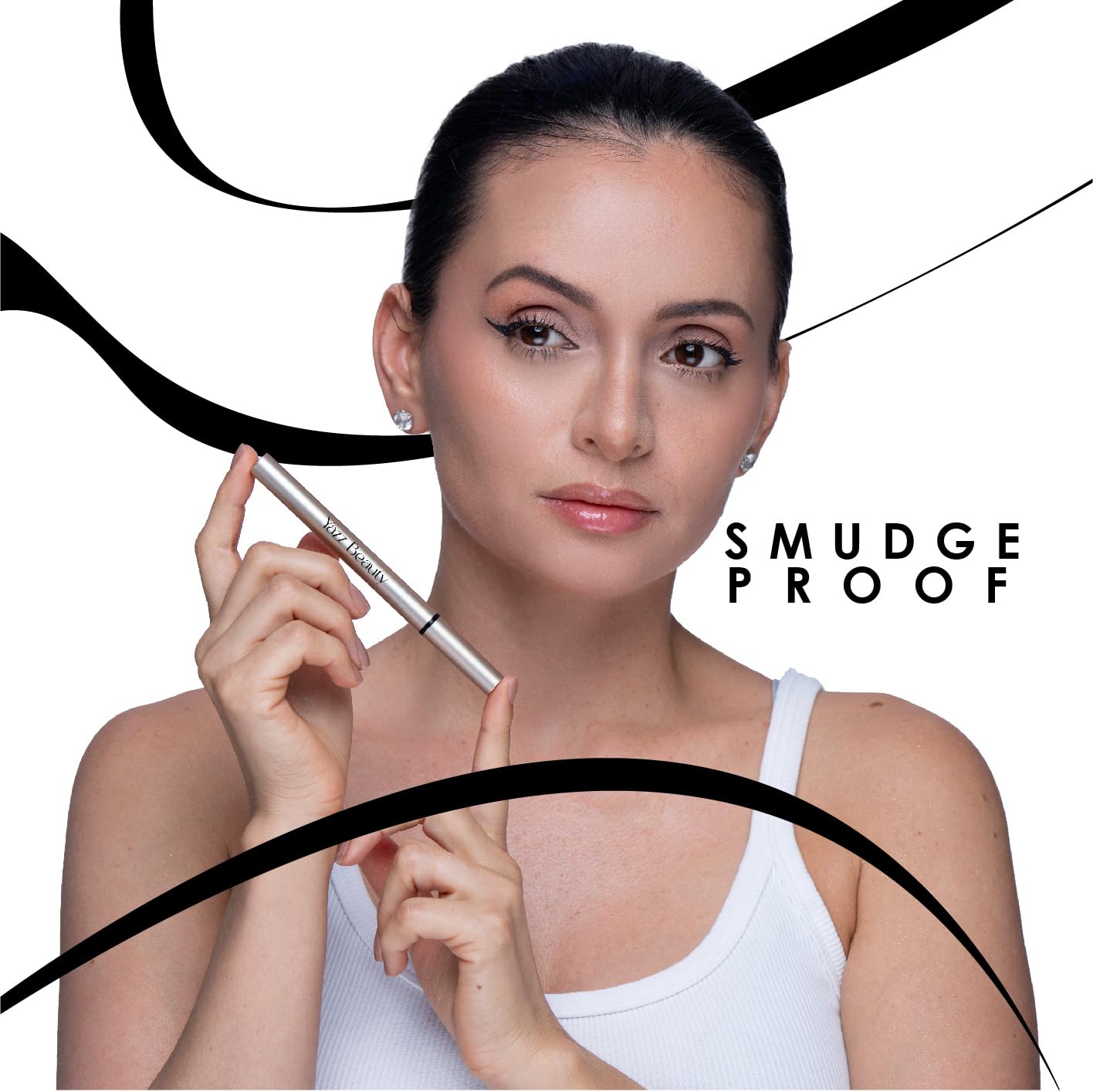 Smudge-Proof Liquid Eyeliner Pen - Long-Lasting Matte Black, Quick Dry, Precise Tip for Bold Eyes | All-Day Wear