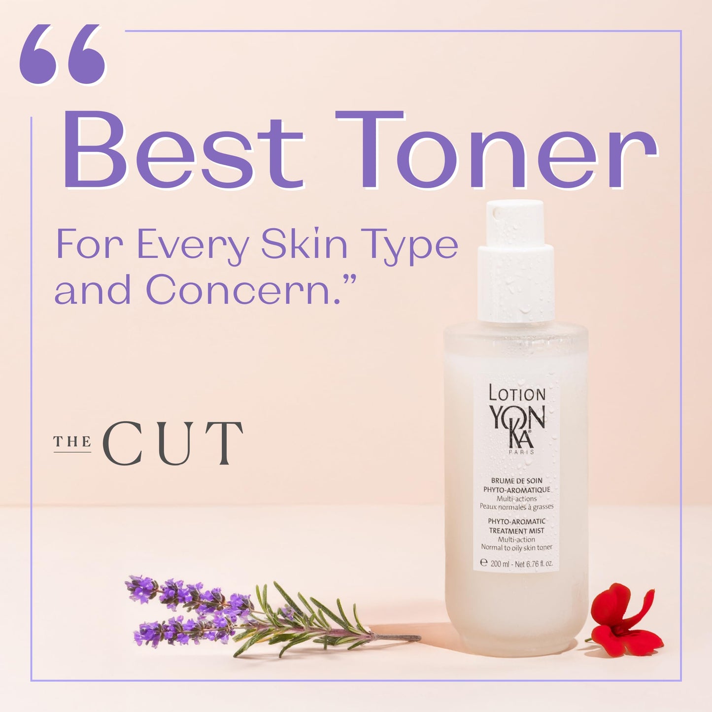 Yonka Lotion PNG Toner | Refreshing Daily Face Mist with Botanical Essential Oils, Aloe Vera & Rosemary | Hydrates, Soothes & Mattifies | Alcohol-Free Toner for Normal to Oily Skin | 6.76 fl oz