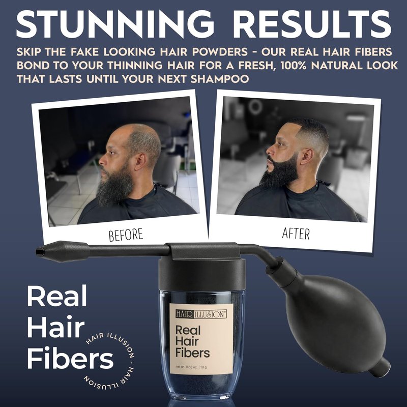 Hair Illusion Spray Applicator - Precise Flat Tip for Perfect Hairline | Removable Design for Wide Coverage