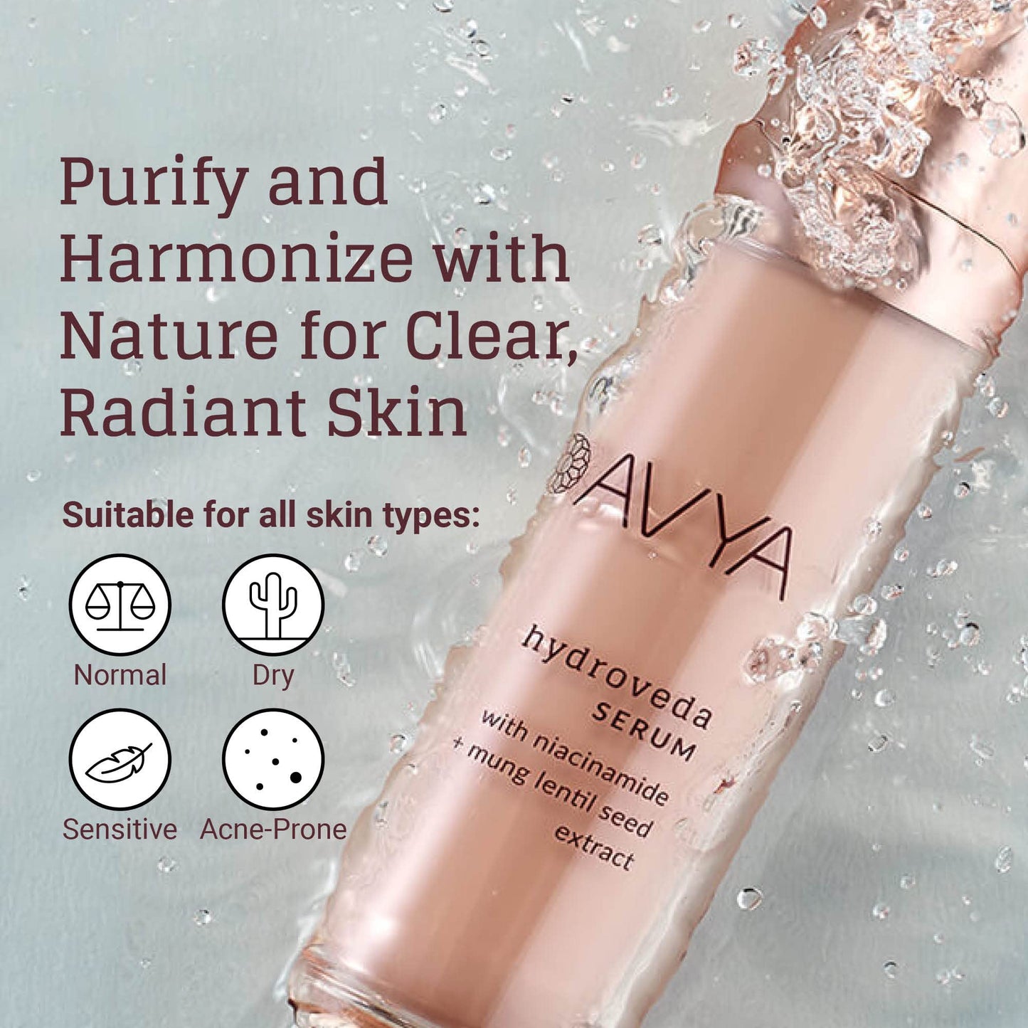 AVYA Hydroveda Restoring Vitamin C Face Serum - Revitalizes & Repairs Skin Tone and Texture/Helps Heal Facial Blemishes, Scars, and Imperfections (1oz)