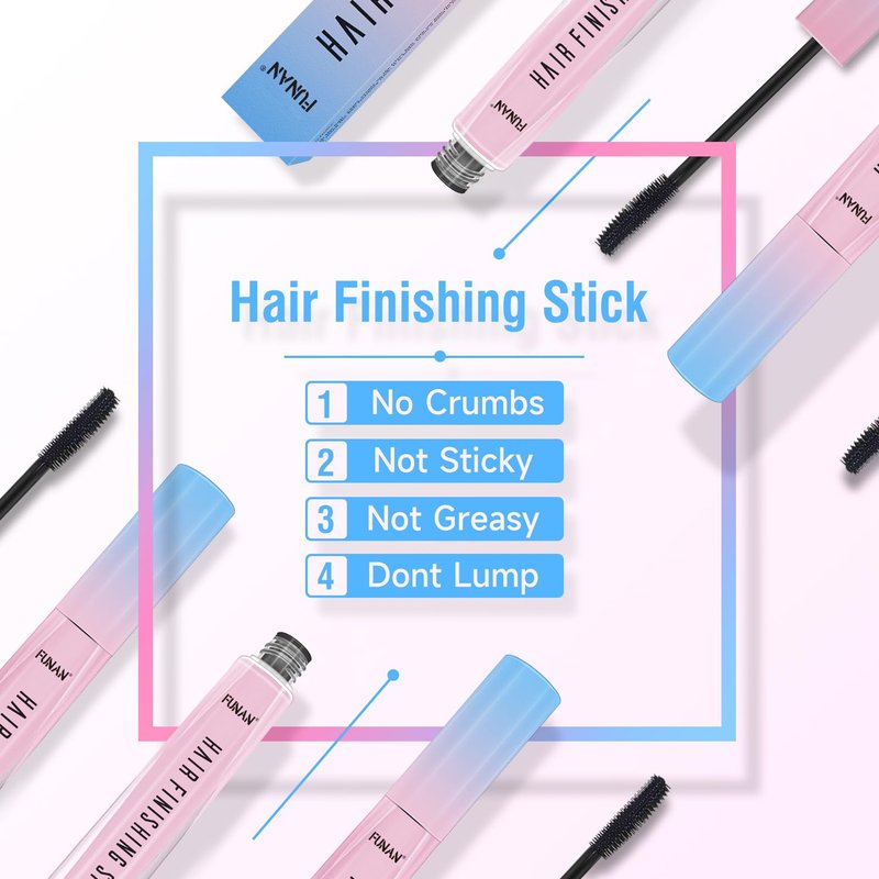 Hair Finishing Stick for Flyaways - Non-Greasy Cream for Small Broken Hairs | 1 Pack