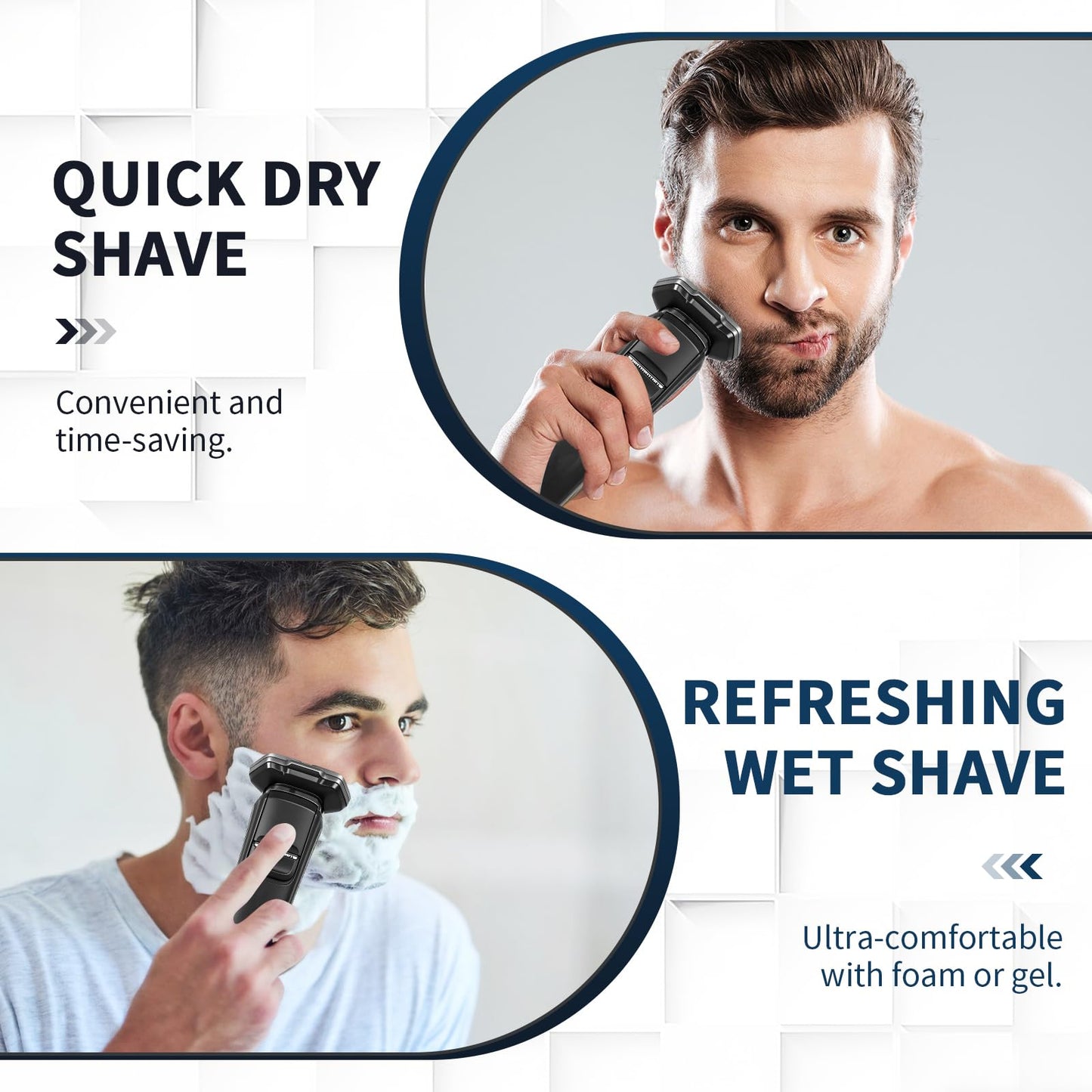 SH71/50 Replacement Shaving Heads Compatible with Phili*s Series S5000 (S5XXX) & S7000 (S7XXX) Shavers-Fits SH60/70, SH70/70 Models