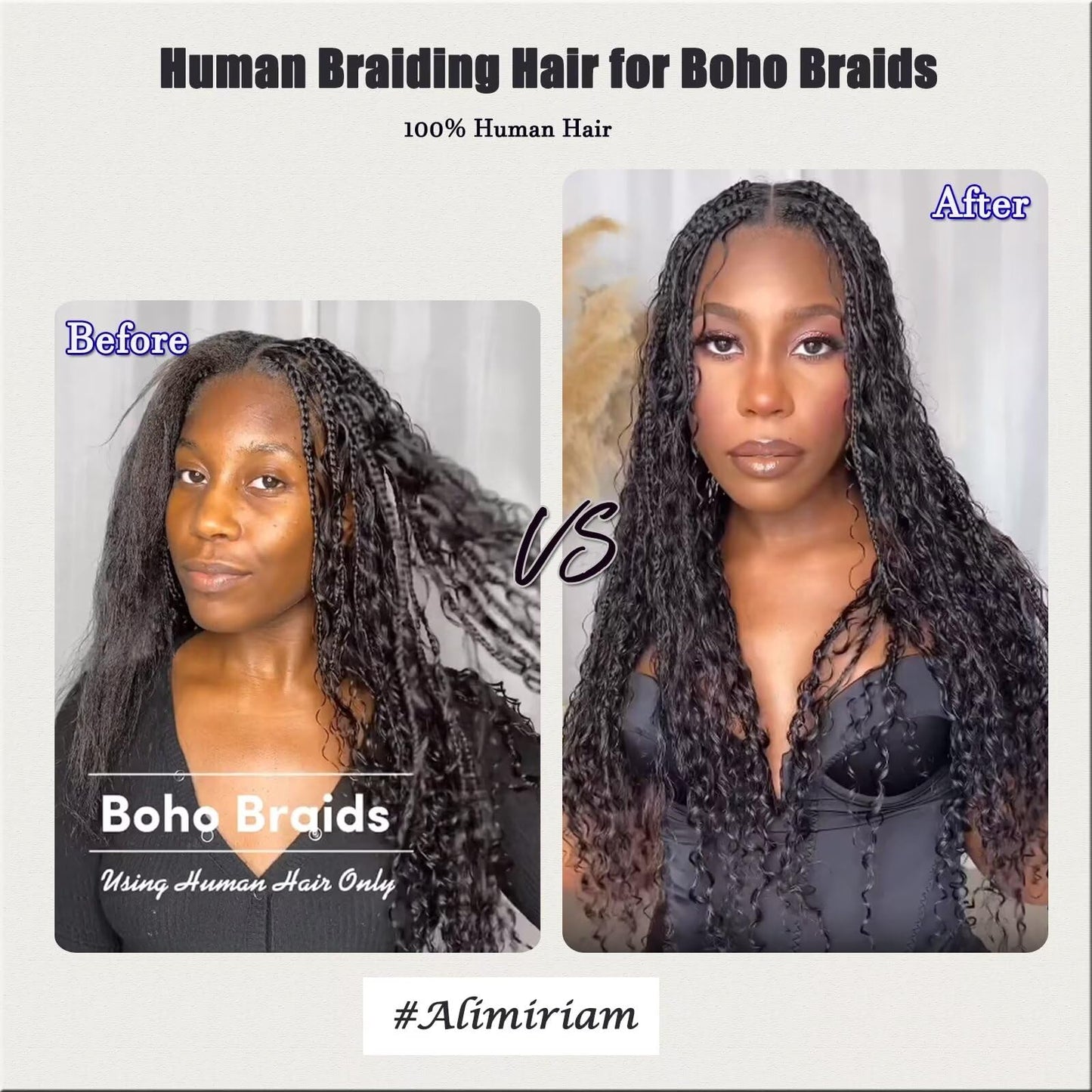 Deep Wave Bulk Human Hair for Braiding Highlight Micro Braiding Hair for Boho Braids Faux Locs Boho Knotless Braids Human Hair Braiding Hair No Weft 2Bundles(22inch, #P4/27)