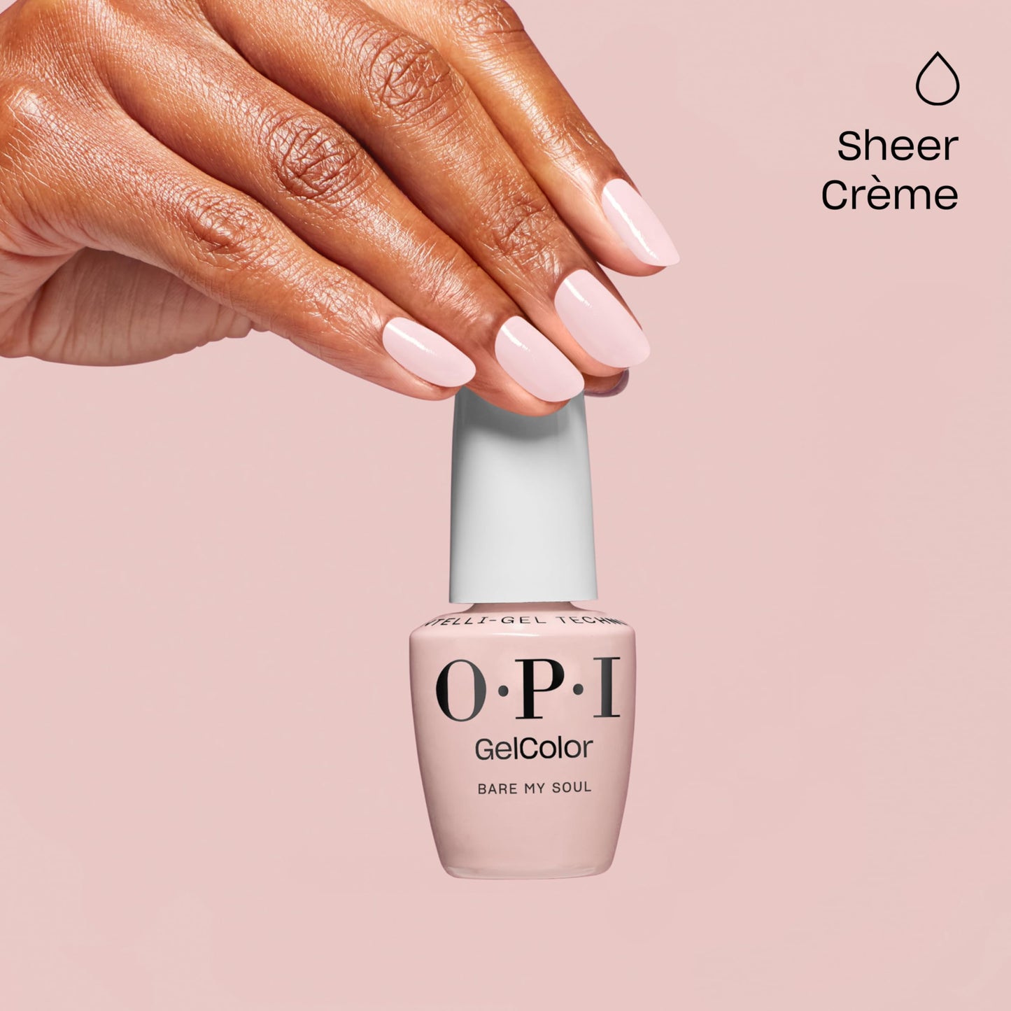 OPI GelColor Iconic Sheer Nude Shades Gel Nail Polish Trio Bundle | Funny Bunny, Soft White + Bubble Bath, Nude Pink + Bare My Soul, Soft Beige Crème UV Cure Gel Polish Colors
